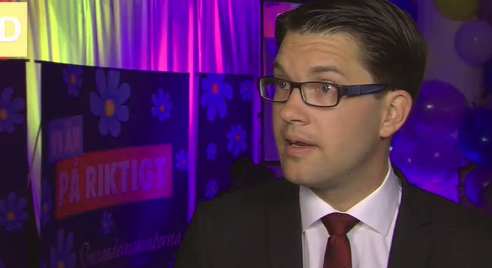 – Vi är en väldigt stark vågmästare, säger SD:s Jimmie Åkesson till SVT.