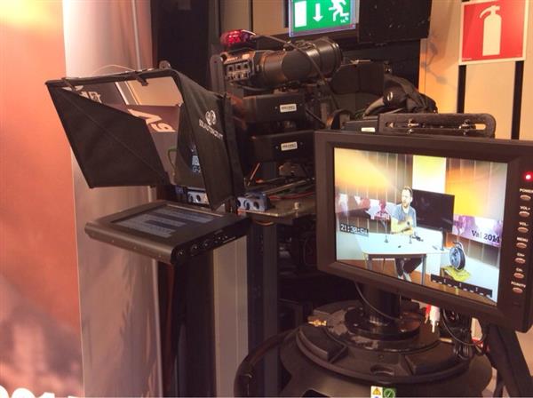 Kamerorna testas i vår studio.